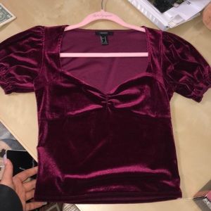 🔥Velvet forever 21 blouse🔥